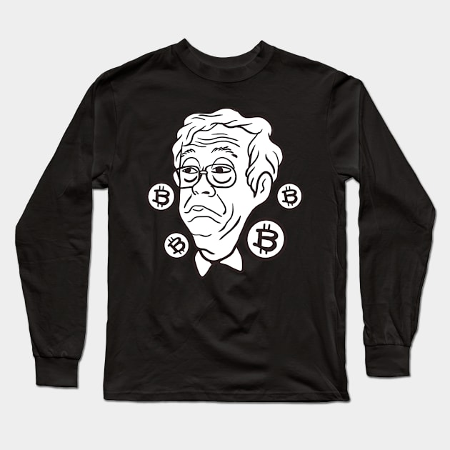 Satoshi - bitcoin fun Long Sleeve T-Shirt by Onarky